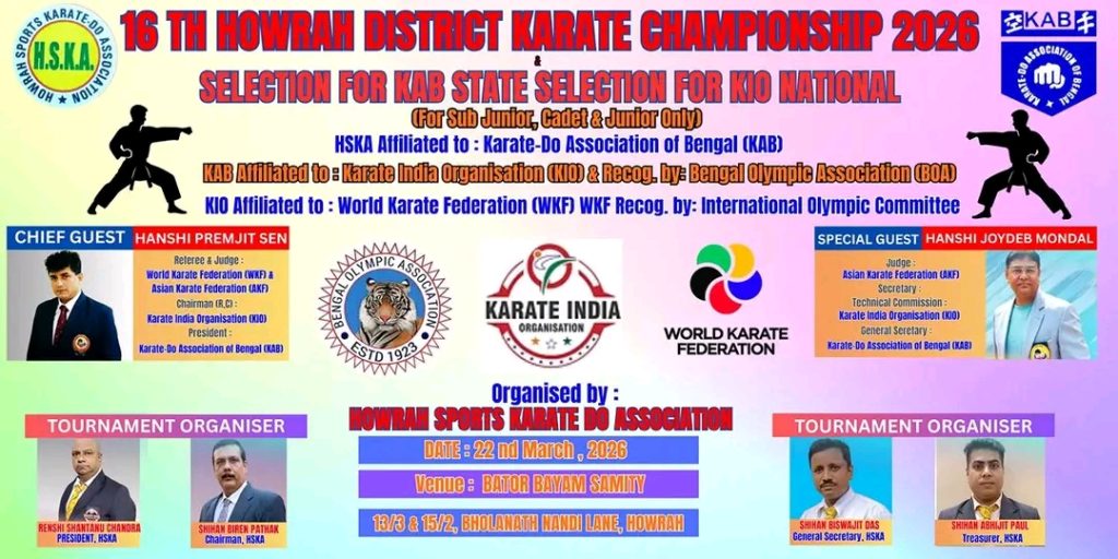 16th Howrah District Karate-Do Championship’26